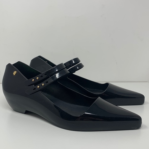 Karl Lagerfeld x Melissa black jelly shoes 8 US - Picture 1 of 11